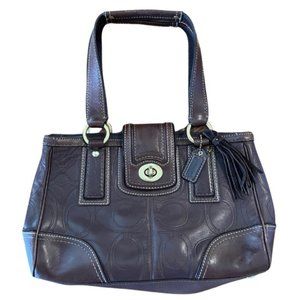 Coach Brown Leather Handbag - Authentic - Great Condition